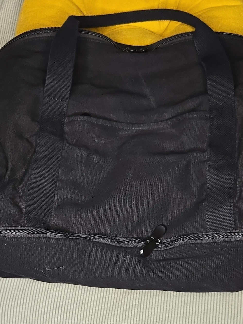 Men's Black Lo And Sons Travel Duffel Bag - Carry Duffel